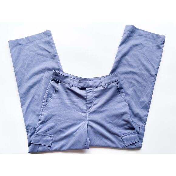 Women's Divided Loose Fit Blue Cargo Pants SIze 2 - Picture 3 of 9